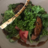 Теплий салат з індичкою, овочами та соусом теріякі Княжий Двір