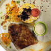 Стейк из индейки с кукурузой в сырном соусе Pub Wowk (Паб Вовк)